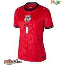 Camiseta Inglaterra Elliot Anderson #8 Visitante Equipación para mujer Mundial 2026 manga corta